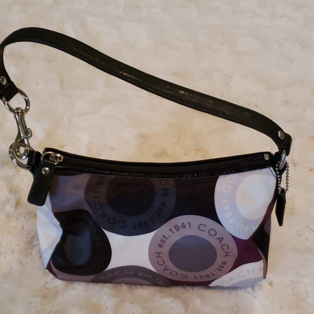 Coach Satin Shoulder Bag